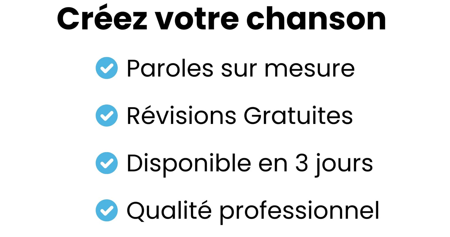 chanson personnalisee - paaroles sur mesures